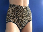 Vintage Style Leopard Print Panty Girdle