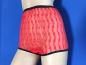 Preview: Pin-Up Rotes Nylon Damenhöschen Transparent