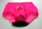 Preview: PIN UP Style 100% Nylon Höschen Hot Pink