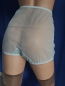 Preview: Retro Style Blue Sexy Sheer Nylon Panty