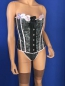 Preview: Trägerlose Abend-Pailletten Corsage Large