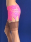 Preview: Sexy Pink Blumendesign Strapshalter mit 8 Haltern