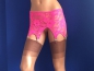 Preview: Sexy Pink Blumendesign Strapshalter mit 8 Haltern