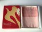 Preview: Triumph Pink Diamant Muster Vintage Nylonstrümpfe 9,5 M/L