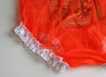 Preview: Retro Style Pin Up Nylon Höschen Orange