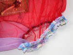 Preview: Retro Style Sissy Nylon Panty Hot Red 3XL