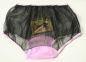 Preview: Vintage Style Black Sheer Nylon Panty Pin Up