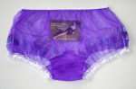 Preview: Vintage Style Sexy Lilac Nylon Pin UP Panty
