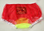 Preview: Red Sexy Sissy Style Nylon Panty Brief 3 XL