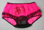 Preview: Pin-Up Style Sassy Sheer Pink Nylon Panty 3XL