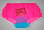 Preview: Pin-Up Style Sassy Sheer Hot Pink Nylon Panty