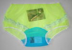 Preview: Pin-Up Style Sassy Sheer Yellow Nylon Panty