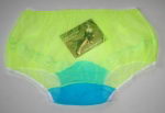 Preview: Pin-Up Style Sassy Sheer Yellow Nylon Panty