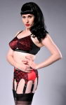 Preview: Roter Retro Style 8ter Strapshalter