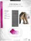 Preview: Hudson Design 20 schwarze Netzstrumpfhose Nylons 40-42