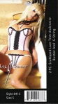 Preview: Leg Avenue 8415 Pink Bustier mit G-String