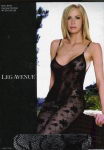 Preview: Leg Avenue 8456 Rosenmuster Spitzen Bodystocking