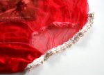 Preview: Rotes Sexy Retro Style Nylon Höschen XL