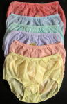 Preview: 50/60er Nylon Panty PIN UP Yellow 100% Nylon