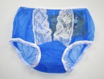 Preview: Nylon Panty PIN UP HÖSCHEN Blau