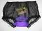 Preview: Black Sheer Pin Up Rockabilly Nylon Panty