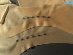 Preview: Zebra Parisian echte alte Nylons mit Design