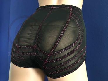 Retro Style Rago Type Dekor Höschen schwarz