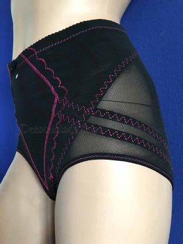 Retro Style Rago Type Dekor Höschen schwarz
