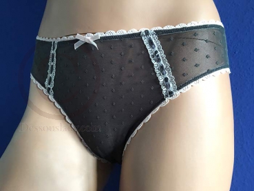 Soft Sexy Brown Sheer Nylon Panties Brief