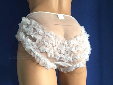 Ruffled CanCan Hot Pants