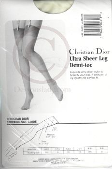 2 Paar Pack Christian Dior Strümpfe Gr.10,5 M