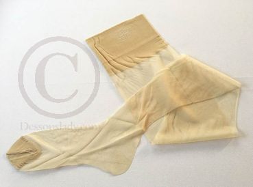Dior Nylonstrümpfe Demi Toe US 10 Flaxen 87 cm