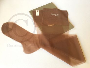 Dior Luxus Diorella Vintage US Nylonstrümpfe RT Nylons 10,5