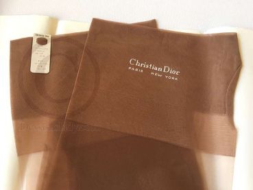 Dior Luxus Diorella Vintage US Nylonstrümpfe RT Nylons 10,5