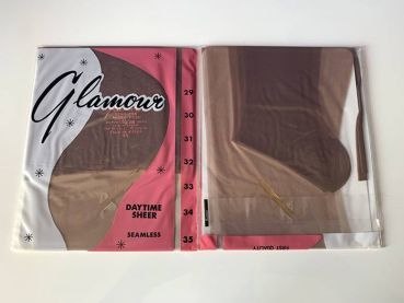 Glamour Vintage Seamless US Nylonstrümpfe Nylons 9,5 M/L