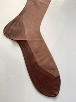 Nylon Hosiery FF US Nahtnylonstrümpfe Nylons 89 cm 10,5 Large