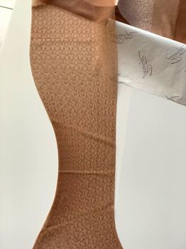 Prestige Carefree Vintage Textured Nylon Stockings US 10 M
