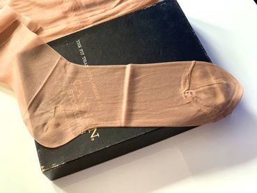 Cannon edele Vintage Nylonstrümpfe RHT Nylons US 10,5 Lang