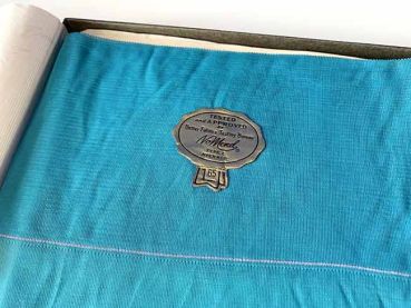 No Mend Vintage Nahtnylonstrümpfe Türkis Nahtnylons US 9,5