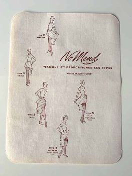 No Mend Vintage Nahtnylonstrümpfe Türkis Nahtnylons US 9,5