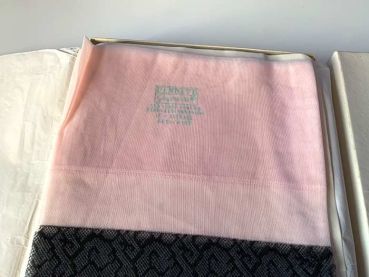 Vintage Luxus Muster US Nylonstrümpfe Gr. 10 L