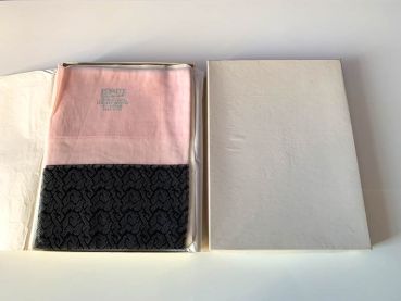 Vintage Luxus Muster US Nylonstrümpfe Gr. 10 L