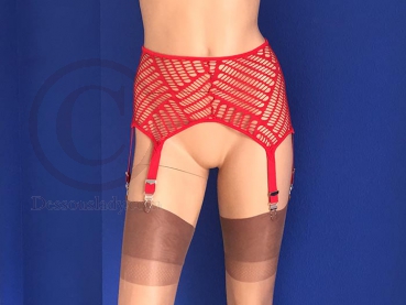 Net Garter Belt With 6 Garters