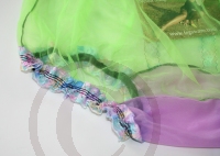 Retro Style Sissy Nylon Panty Neon Green 3XL