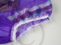 Vintage Style Sexy Lilac Nylon Pin UP Panty