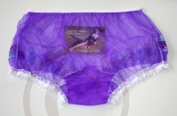 Vintage Style Sexy Lilac Nylon Pin UP Panty