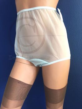 50/60er Nylon Panty PIN UP HÖSCHEN 100% Nylon Blau