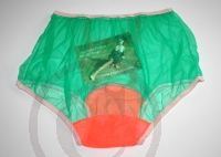 Retro Rockabilly Style Green Nylon