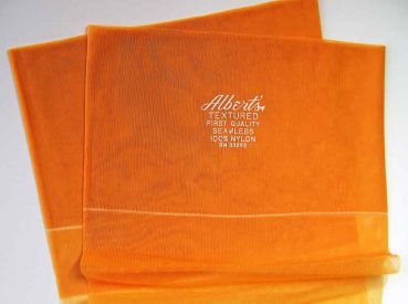 Alberts Muster US Nylon Strümpfe Orange