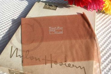 Cant Run Vintage Nahtnylons Nahtnylonstrümpfe US 9,5 Lang